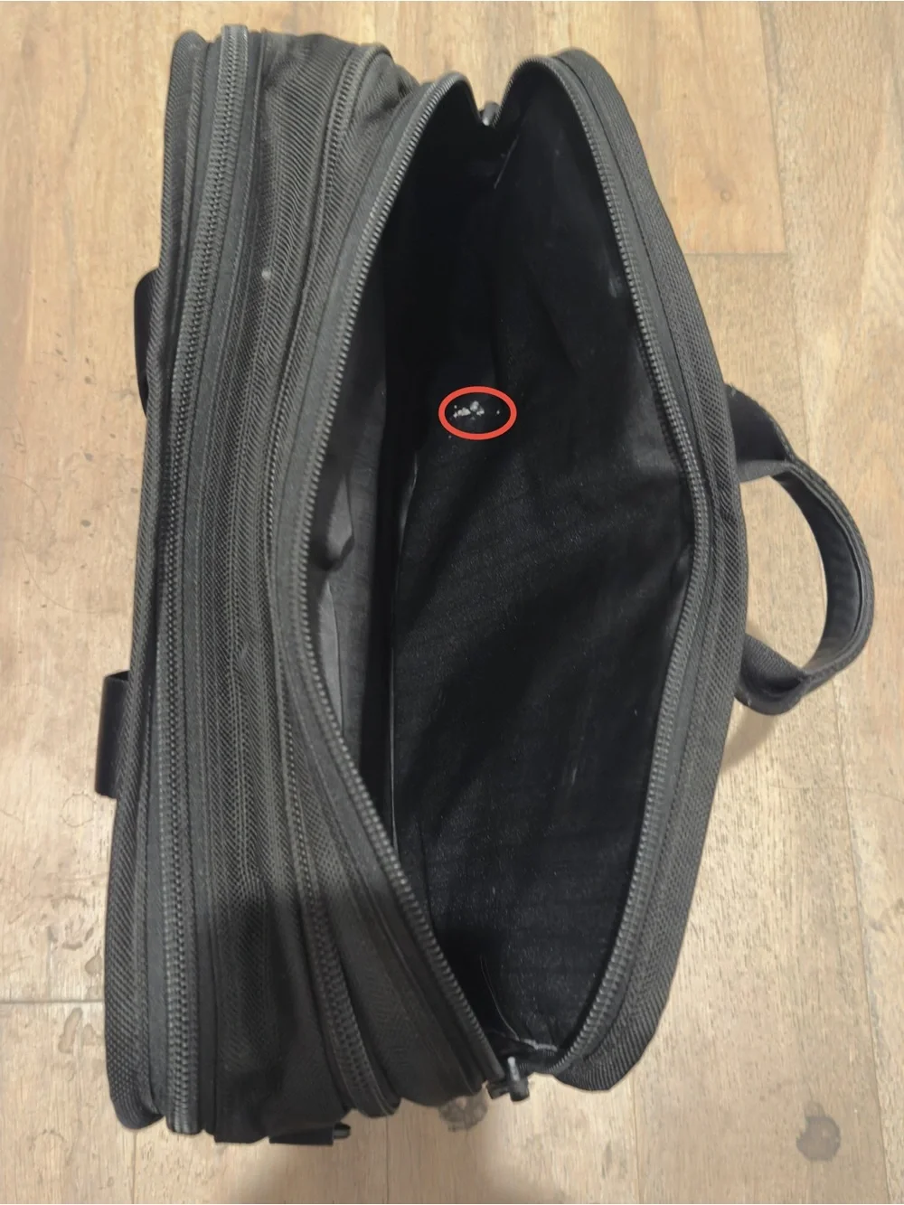 TUMI Alpha T-Pass 26141DH Laptop Bag Expandable Briefcase Luggage Black Nylon
